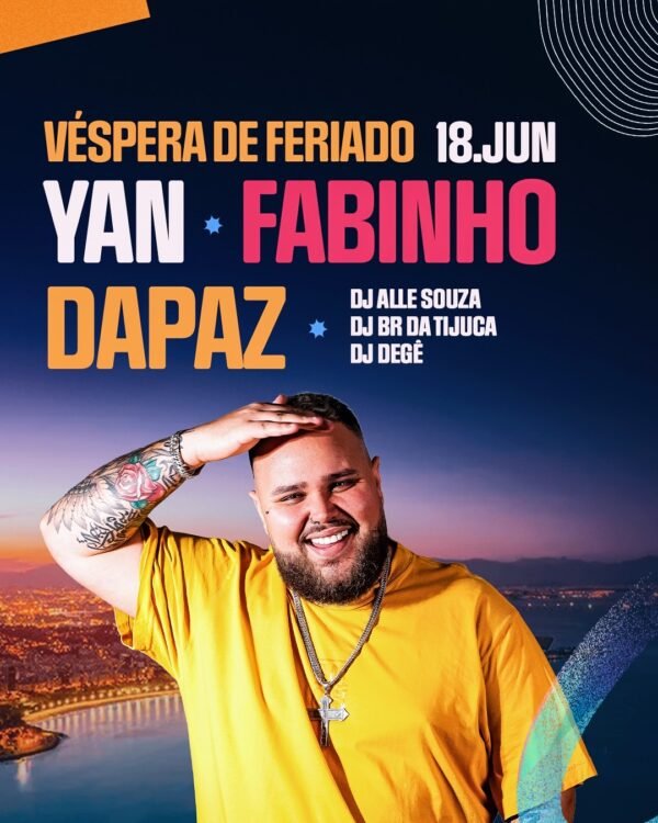 18/06 - Yan, Fabinho e Dapaz (Marina Rio Lounge)