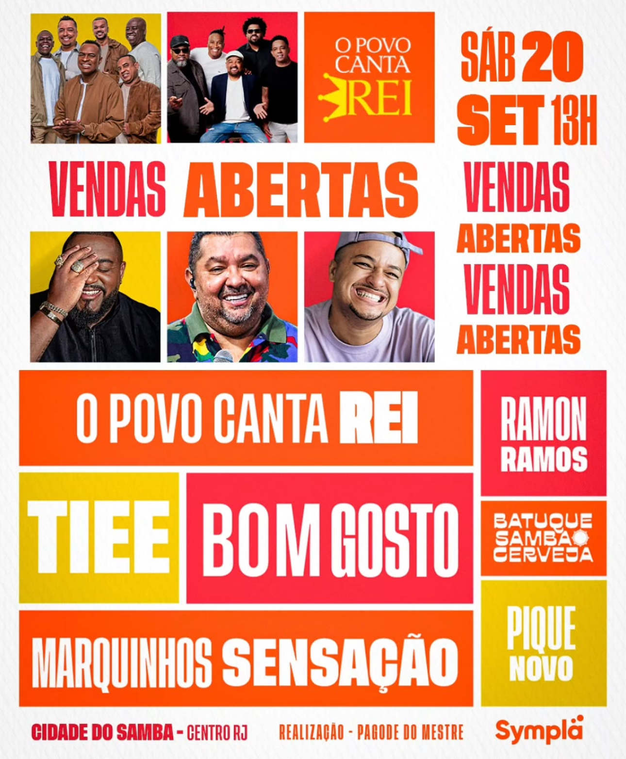 20/09 - Tiee, Pique Novo, Bon Gosto e muito mais (Cidade do Samba)