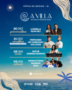 Villa Réveillon com Ferrugem, Mc Cabelinho e Vou Zuar | Ingresso com desconto