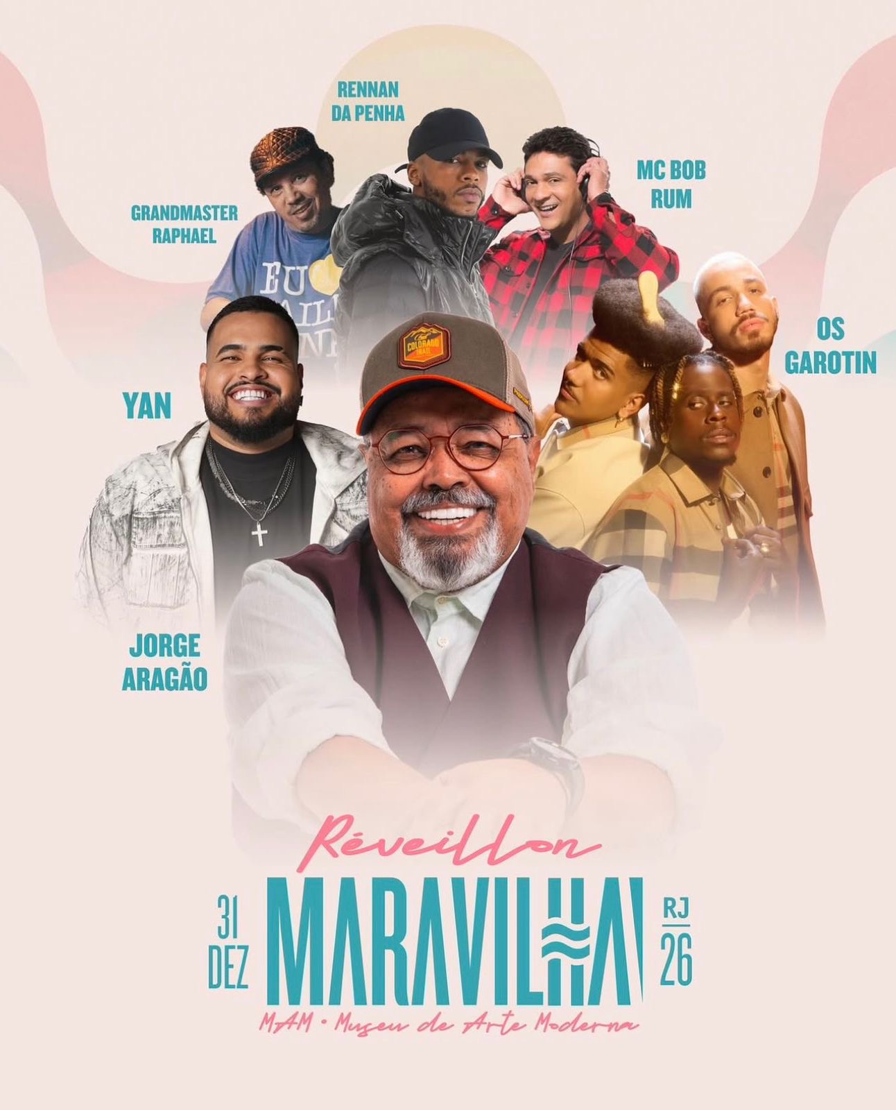 Réveillon Maravilha com Jorge Aragão, Yan, Os Garotin, Rennan da Penha | Ingresso com desconto