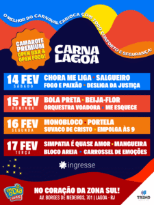 CARNA LAGOA 2026 Ingresso com desconto SHOWSNORIO