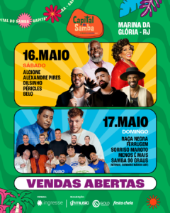 Capital do Samba 2026 | Ingresso com desconto SHOWSNORIO