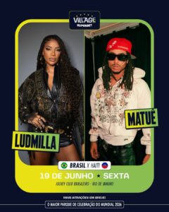 Ludmilla e Matuê No Village Rio 2026 | Ingresso com desconto SHOWSNORIO