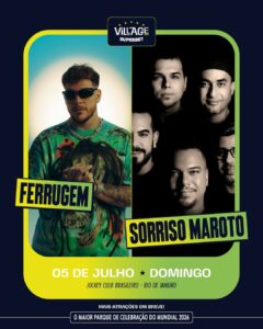 Sorriso Maroto e FerrugemNo Village Rio Superbet | Ingresso com desconto SHOWSNORIO