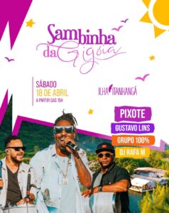 Sambinha da Gigóia com Pixote, Gustavo Lins e Grupo 100% | Ingresso com desconto SHOWSNORIO