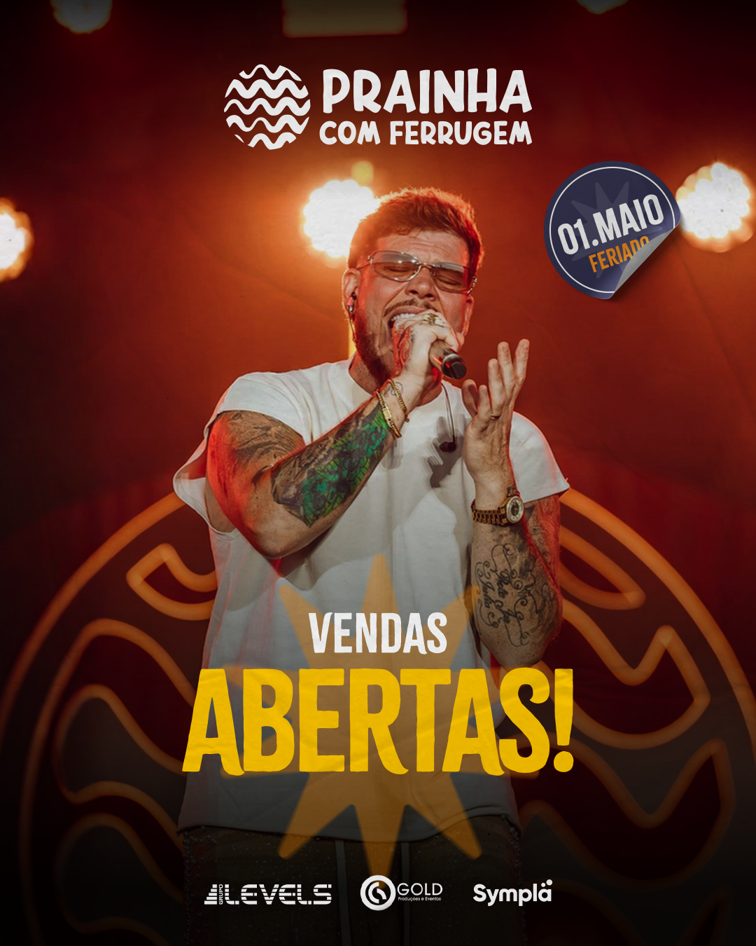 Prainha com Ferrugem e Sorriso Maroto | Ingresso com desconto SHOWSNORIO