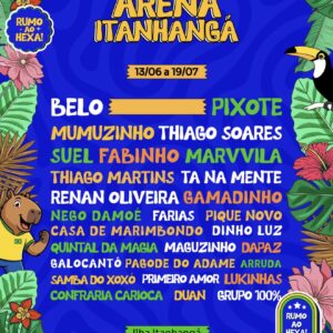 Belo e Farias | Arena Itanhangá ingresso com desconto SHOWSNORIO