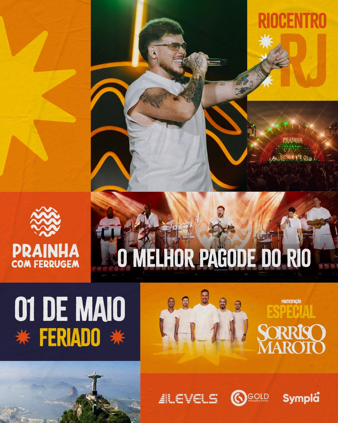 Prainha com Ferrugem e Sorriso Maroto | Ingresso com desconto SHOWSNORIO - Imagem 3