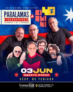 Paralamas + Biquíni  | Ingresso com desconto SHOWSNORIO | Espaço Hall