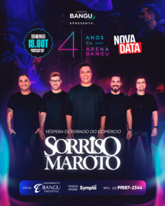Sorriso Maroto Na Arena Bangu 18/10 | Ingresso com desconto SHOWSNORIO
