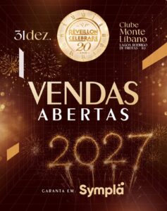 Réveillon Celebrare No Clube Monte Libano 31/12 | Ingresso com desconto SHOWSNORIO