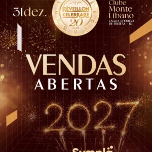 Réveillon Celebrare No Clube Monte Libano 31/12 | Ingresso com desconto SHOWSNORIO