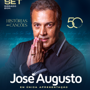 José Augusto Na Via Music Hall 05/09 | Ingresso com desconto SHOWSNORIO