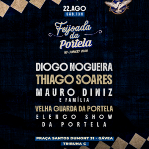 Feijoada da Portela No Jockey Club 22/08 | Ingresso com desconto SHOWSNORIO